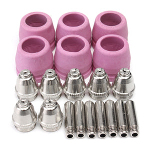 20Pcs Nozzles Electrodes and Cups for LTP5000 Plasma Cutters