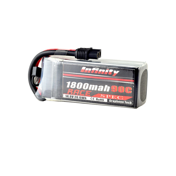 AHTECH Infinity 4S 14.8V 1800mAh 110C Graphene LiPo Battery XT60 SY60 for RC Drone FPV Racing