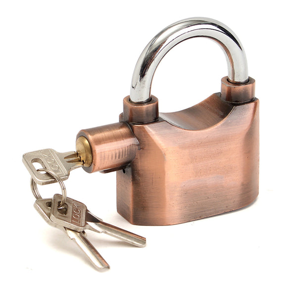 Siren Alarm Security Lock Anti Theft Padlock Lound Sound Aluminum Alloy