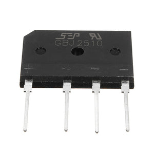 5pcs 25A 1000V Diode Rectifier Bridge GBJ2510 Power Electronic Components For DIY Projects