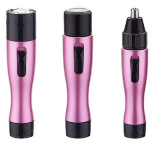 LuckyFine Electric Dry Wet Women Shaver Touch Nose Face Hair Remover Trimmer Body Facial