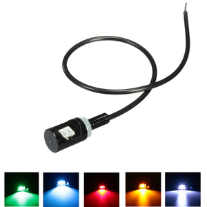 DC 12V LED License Plate Light Screw Bolt Eagle Eye Lamp For Motorcycle Car