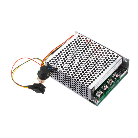 60A DC Brush Motor Speed Controller Forward Reverse PWM Control Pulse Width Speed Digital Display 10-55V/3KW