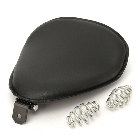 Solo Seat Round Shape With Bracket Mount Spring For Harley Chopper Bobber Sportster