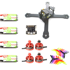 Realacc X210 4mm Frame w/ F3 6 DOF Racerstar BR2205 2600KV Motor RS20A V2 Blheli_S 5X4X3 Prop