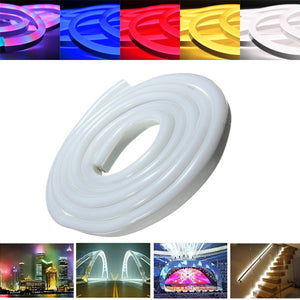 3M 2835 LED Flexible Neon Rope Strip Light Xmas Outdoor Waterproof 220V