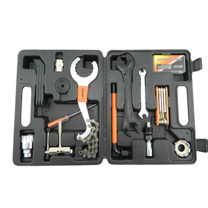 26 in 1 Bike Bicycle Repairing Tool Kit Set Multitools Toolbox Case For Outdoor Cycling Refix