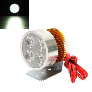 12-80V 4W 2.25A LED Fog Spot Lightt Headlight Waterproof for Motorcycle Car Truck