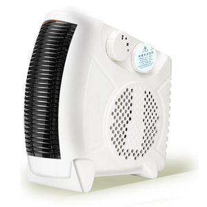 1450W Small Portable Electric Air Heater Warmer Fan Home Office Caravan Winter