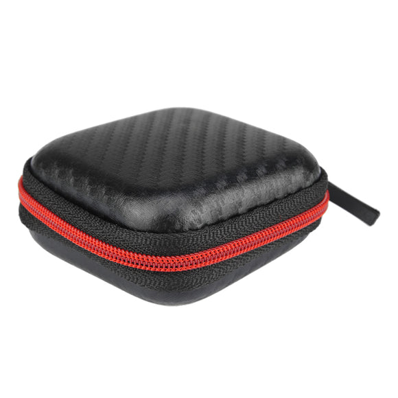 Mini Portable Storage Square Bag Box For Earphone Headphone Cable Charger