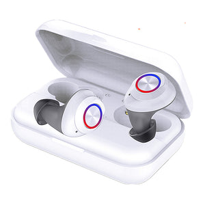 Mini True Wireless bluetooth V5.0 Touch Control Earbuds Waterproof Noise Reduction HD Bass Sports TWS Earphone