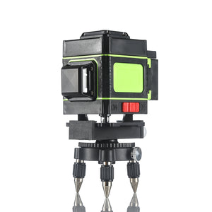 12 Greeen Lines Laser Level Measuring DevicesLine 360 Degree Rotary Horizontal And Vertical Cross Laser Level  with Base