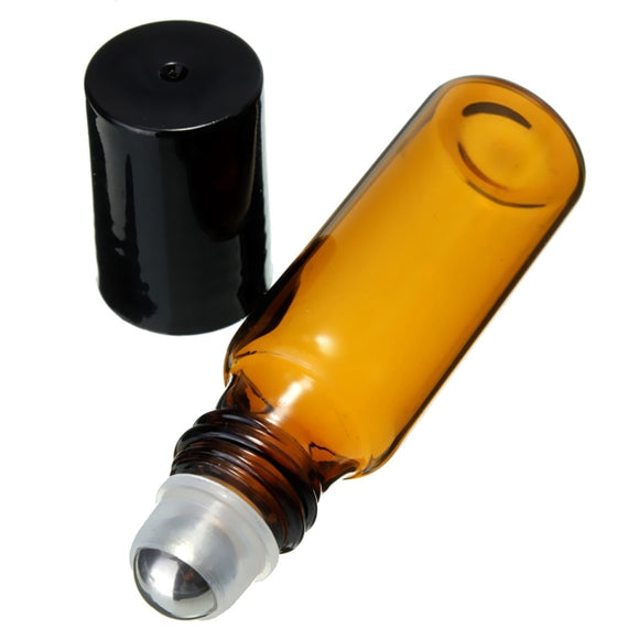 5ml Glass Roller Bottle With Stainless Steel Roller Ball for Essential Oil Perfume