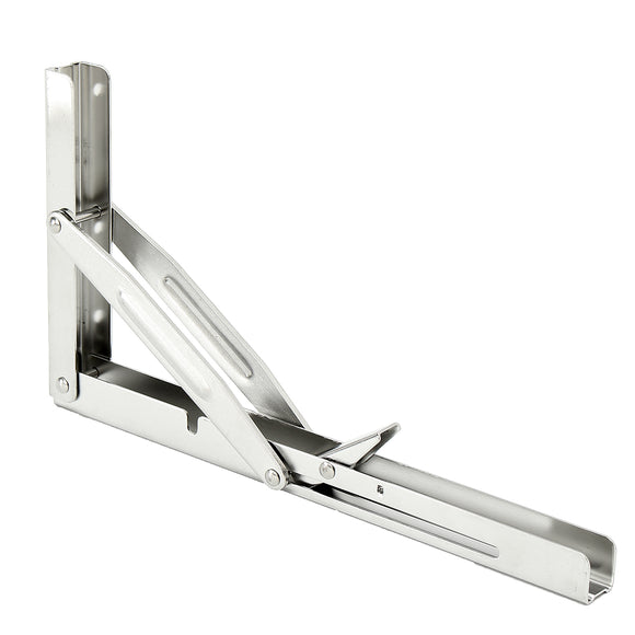 316 Stainless Steel Folding Shelf Bench Table Bracket Marine Grade 250kg Load