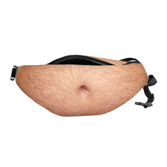 Casual Dad Bod Phone Waist Bag Flesh Colored Beer Fat Belly Fanny Pack Dadbag