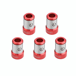 BROPPE 5pcs Screwdriver Magnetic Ring For 6.35mm Shank Double Heads Screwdriver Bit