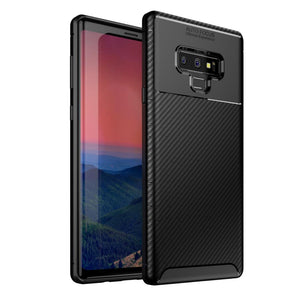 Bakeey Protective Case For SamsungNote 9 Slim Carbon Fiber Fingerprint Resistant Soft TPU Back Cover