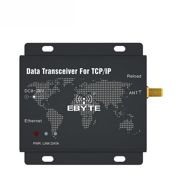 Cleqee-2 E90-DTU(400SL30-ETH) SX1262/SX1268 10km DTU 433mhz Radio TCXO RJ45 Ethernet Lora Module Modem IOT Device