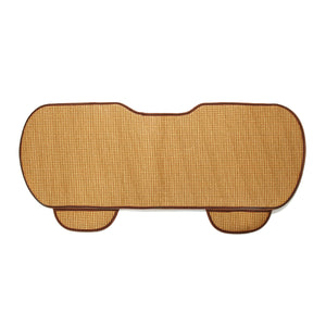 Summer Rattan Car Rear Seat Mat Protector Cover Breathable Cushion Chair Pad