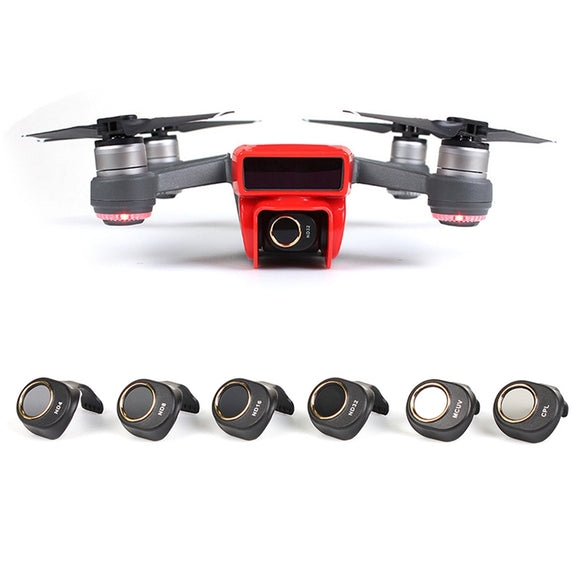 Sunnylife Camera Lens Filter Combo Set CPL MCUV ND Not Affect Gimbal Self-inspection For DJI Spark