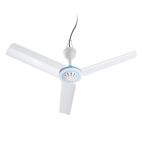 50cm Ceiling Fan DC 12V 6W USB / Li-ion Ceiling Fan 3 Blades  Indoor Outdoor Caravan Camping