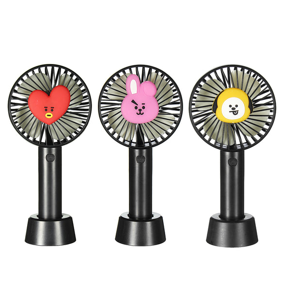 Mini USB Rechargeable Handheld Fan For Travelling Outdoor Office Creative 3 Speed Cooling Fan