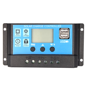 PWM 20/30A 12V/24V Solar Panel Controller Regulator Charge Battery Protection