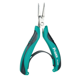 Pro'sKit PM-396G Mini Needle-Nose Pliers Steel Cutting Nippers Tool Fishing Pliers Electronic Pliers