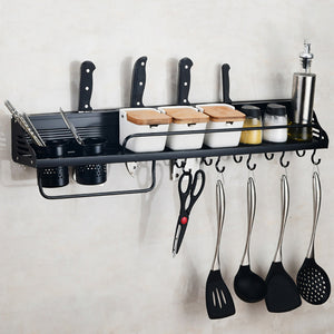 Kitchen Organization Storage Rack Wall Mount Coffee Cup Mug Cupboard Holder Shelf Hanger