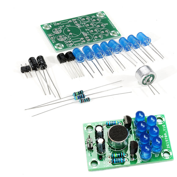 20pcs DIY Electronic Kit Set Voice-activated Melody Light Fun Soldering Practice Production Board Training Parts