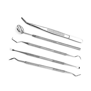 5pcs Professional Dental Tools Oral Hygiene Kit Deep Cleaning Scaler Teeth Care Set