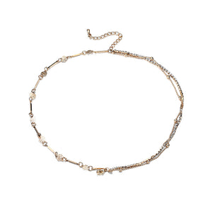 Multilayer Gold Plated Flower Anklet Metal Foot Chain Women Jewelry