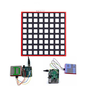 LED Full Color 8x8 RGB Dot Matrix Screen Module For Arduino Raspberry Pi 3/ 2/ B+