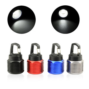 3W Mini COB Keychain Flashlight Camping Work Night Light Portable Emergency Pocket Lamp