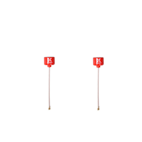 2pcs Foxeer 5.8G Lollipop 3 RHCP 2.5DBi Omni FPV Antenna U.FL for RC Drone Black/Red/Purple/Fluorescent Green