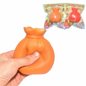 Areedy Squishy Fortune Money Lucky Bag New Year Gift 9cm Slow Rising Original Packaging Toy