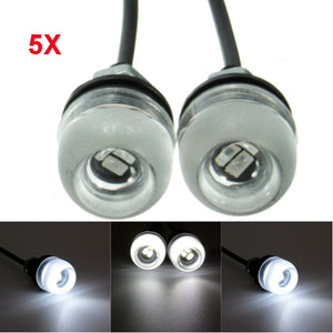 10pcs Motorcycle 5630 18mm 3Led Eagle Eye Lamp Daytime Running Lights White