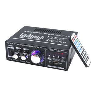 AV-699BT 400W 2CH bluetooth Home HiFi  Stereo Power Amplifier Support USB Memory Card FM Radio 220V