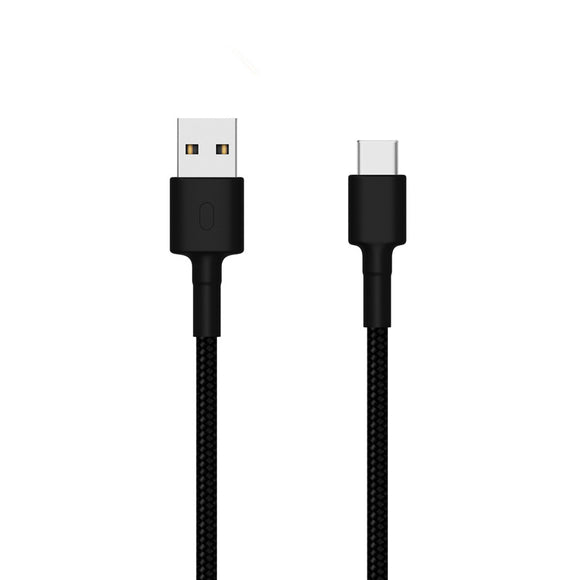 Original Xiaomi 30CM 1M 2M Braided Wire USB-C Fast Charging Type-C Data Cable for Samsung Xiaomi