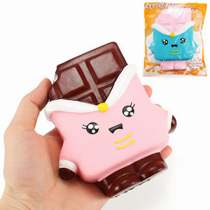 Squishy Fun Chocolate Squishy 13cm Slow Rising With Packaging Collection Gift Decor Soft Toy