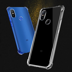 Bakeey Transparent Shockproof Soft TPU Protective Case For Xiaomi Redmi Note 6