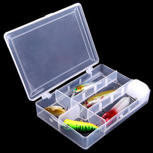 Removable Fishing Tool Bait Tackle Storage Box  Transparent Fishing Tackle Box