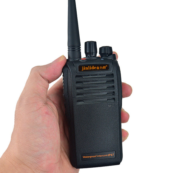 Jinlide 16 Channels 400-480MHz 2-15KM 12W IP68 Waterproof Two Way Radio Walkie Talkie baofeng retevi