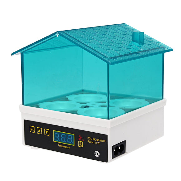 Unique Automatic 4 Egg Turning Incubator Chicken Hatcher Temperature Control Egg Brooder Incubator