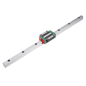 Machifit HGR15 100-1000mm Linear Rail Guide with HGW15CC Linear Rail Slide Flange Block CNC Parts