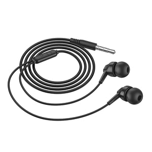 Borofone BM51 Headset Wire-controlled Music Call Headphones Portable In-ear Sports Stereo Hifi Earphones with Mic