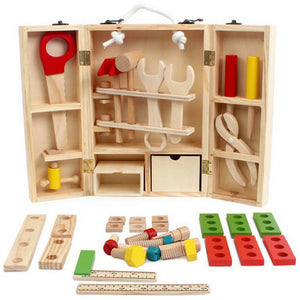 Kids Baby Educational Play Toys Sets Wooden Building Block Toddler Learning Toy