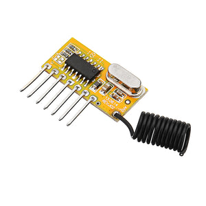 315 MHz Superheterodyne Receiver Module Wireless Learning Receiver Board with Decoding