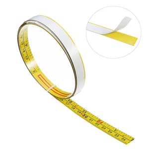 Self Adhesive Inch and Metric Ruler Miter Track Tape Measure Steel Miter Saw Scale For T-track Router Table Band Saw Woodworking Tool