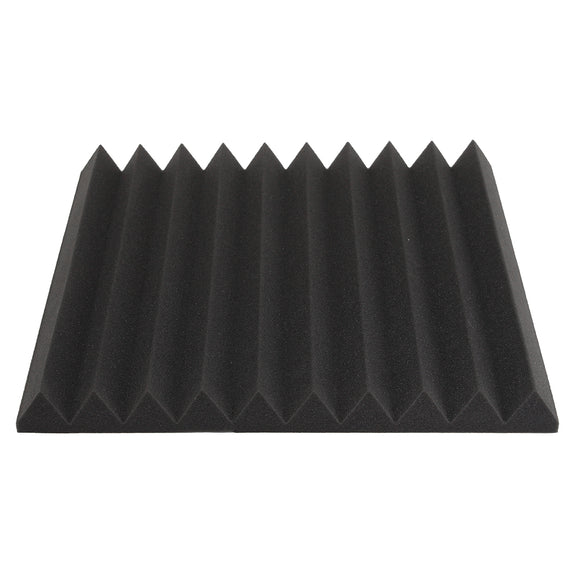 50x50x5cm Soundproofing Foam Wall Tiles Black Acoustic Studio Panel